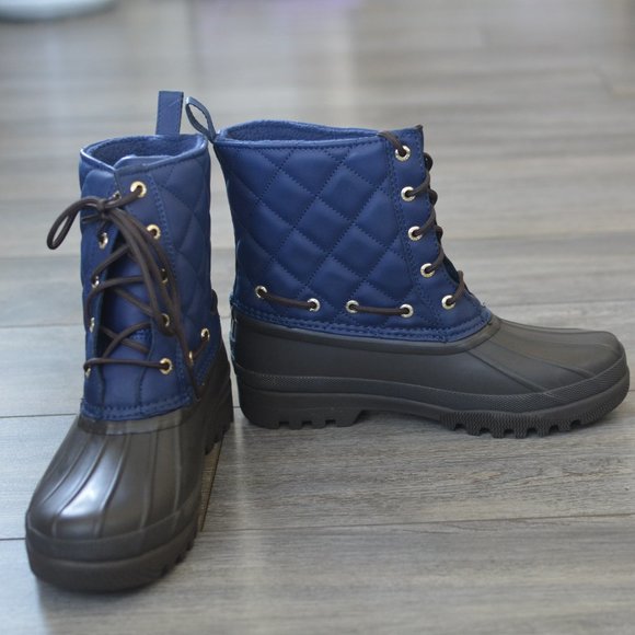 Sperry Brown Blue Duck Boots Size 7 - Picture 5 of 7